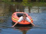 Having fun in the water