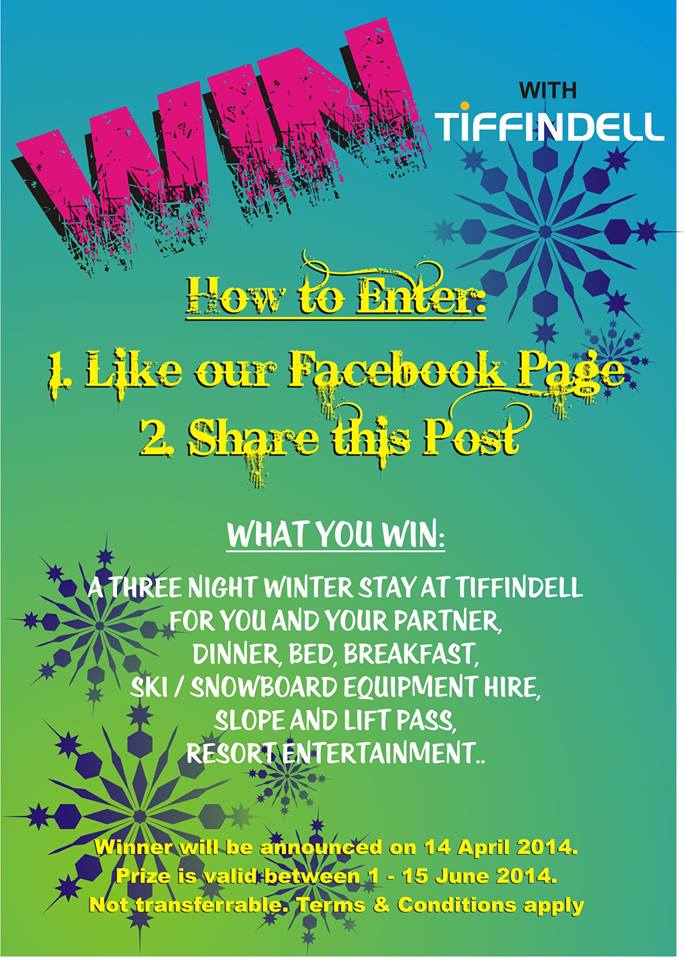 Facebook Competition closing 14 April